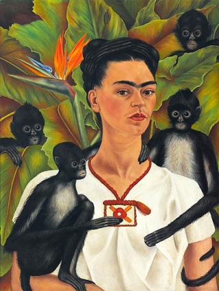 Frida Kahlo - Autorretrato con monos 1943